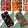 Autumn Leaves Fall Halloween For OPPO A93 A83 A91 A52 A72 A54 A74 A94 A5S A5 A9 A31 A53 A15 A16 Phone Case Back Cover