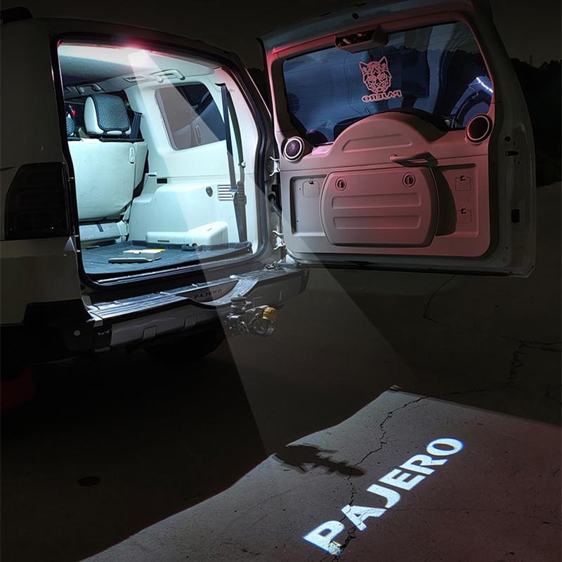 For V97 V93 V87 V98 Mitsubishi Pajero Montero door light trunk welcome light trunk warning light modification