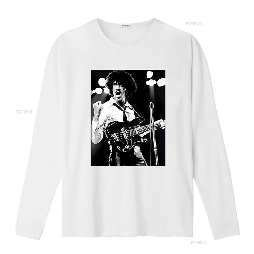 New Thin Lizzy Phil Lynott Singer Concert Style Cotton T Shirt for S 5XL UM195 vintage Washed Stretched streetwear Casual