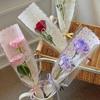10pcs/set Waterproof Bouquet Wrapping Bags Transparent Rose Packaging Sleeve  Valentine's Day