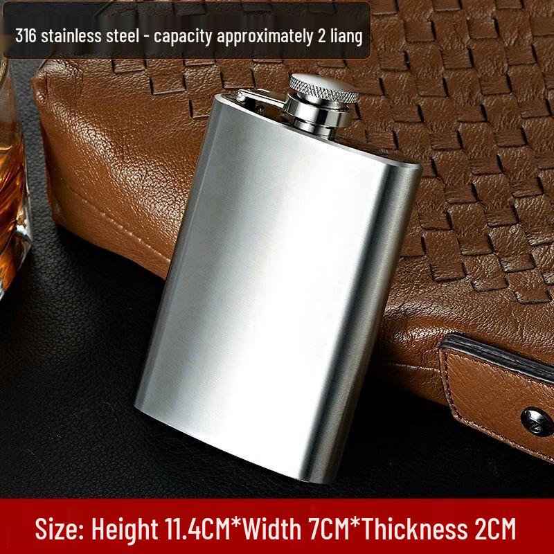 Portable Mini Stainless Steel Hip Flask