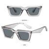 Sun-Protective Driving Glasses Punk Black Shades Glasses Square Frame Sunglasses  for Women Men