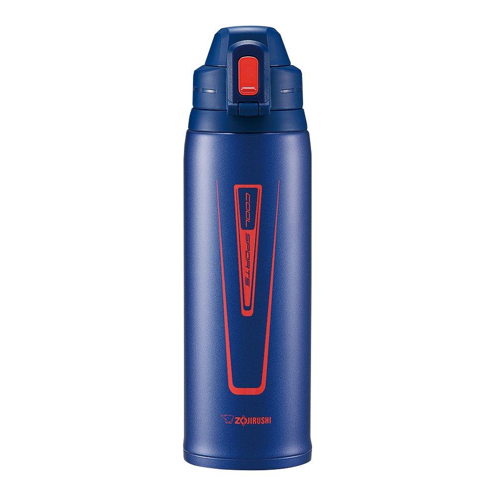ZOJIRUSHI Stainless Steel Cool Water Bottle, Direct Drinking, Sports Type, 1.03L, Orange Navy, SD-EC10-AD