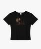 Aleubenkeulleob Arvn Leopard Rose Women'S Slim Fit Short Sleeve T-Shirt