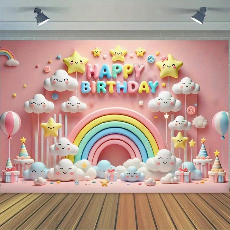 1 festival celebration background banner party supplies wall decoration perfect for home decoration