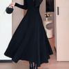 Autumn/Winter 2026 Hepburn-Inspired Slimming Knee-Length Dress