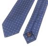 Vynikající kravata LOUIS VUITTON Cravat Dots Monogram Běžná kravata Námořnická modrá hedvábí pánská M75979 Použitá