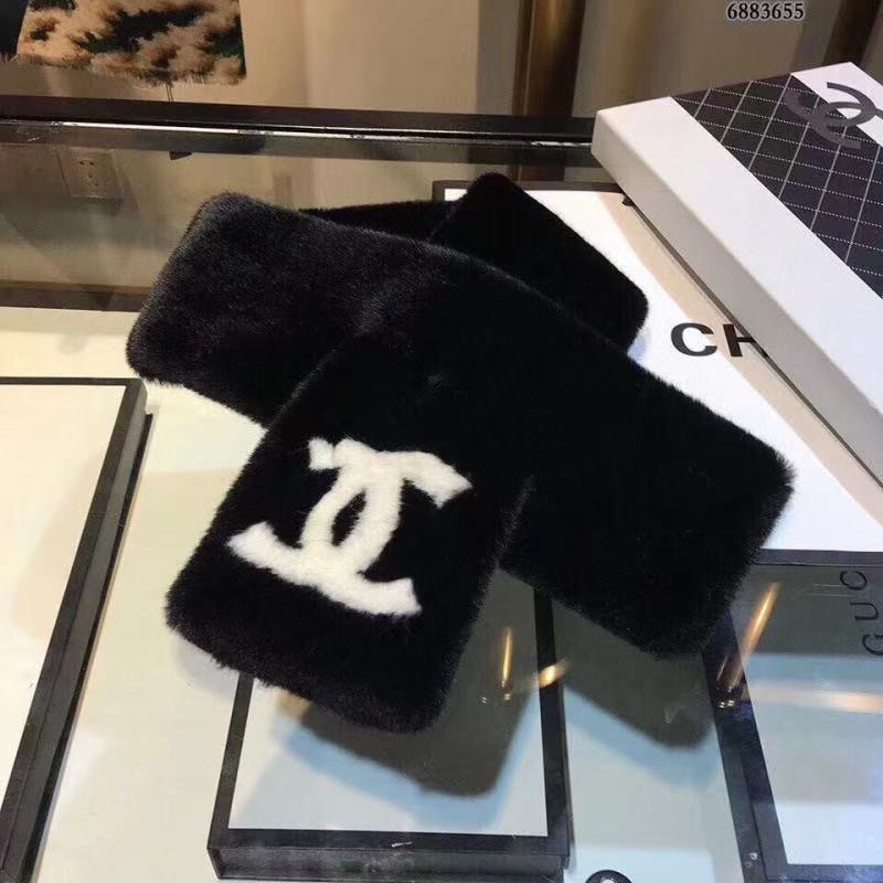 Camellia imitation rabbit fur scarf 23 winter fashionable and elegant women's warm neck cover neck protection small fragrant wind scarf