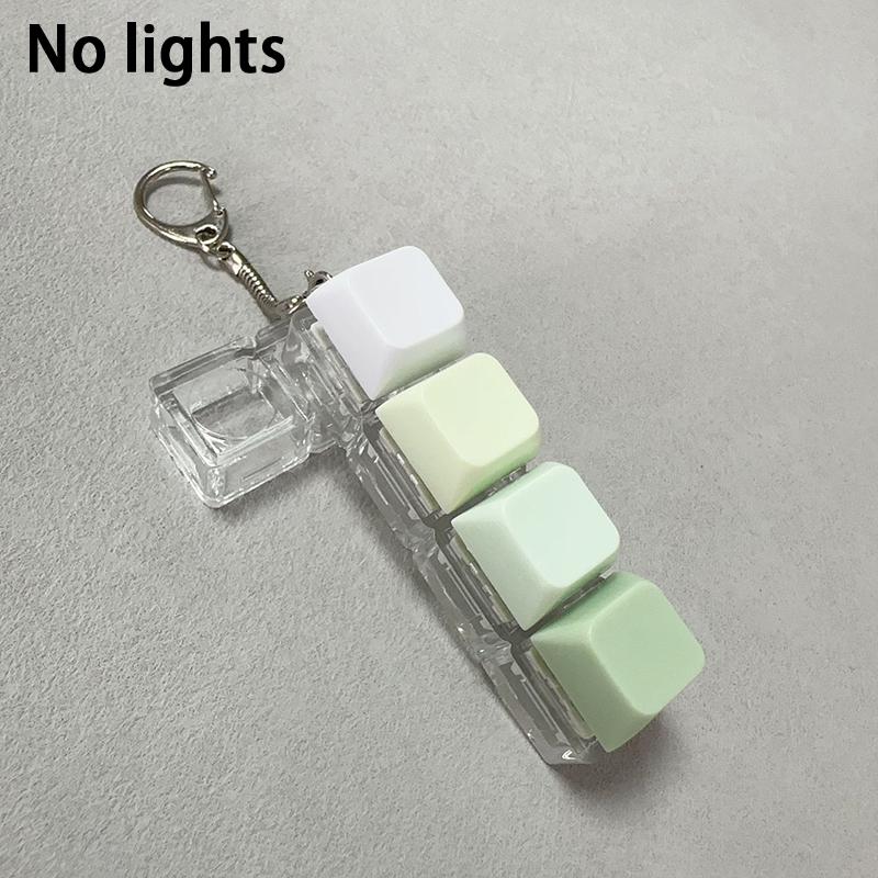 4/5/9 Keys Mechanical Keyboard Axis Tester Button Keycap Keychain Keyboard Keychain Toy Finger Keyboard Caps Toy A7