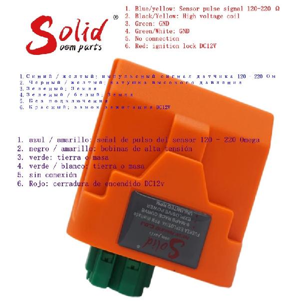 6PIN CDI adjustable DC performance Racing For kayo T2 172FMM Racing CDI T4 169FMM CDI LF250GY-3 CB125 DC CDI 4 wire