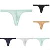 Soft Cotton Blend Men's G String Briefs Thong Panties Bikini Underwear
