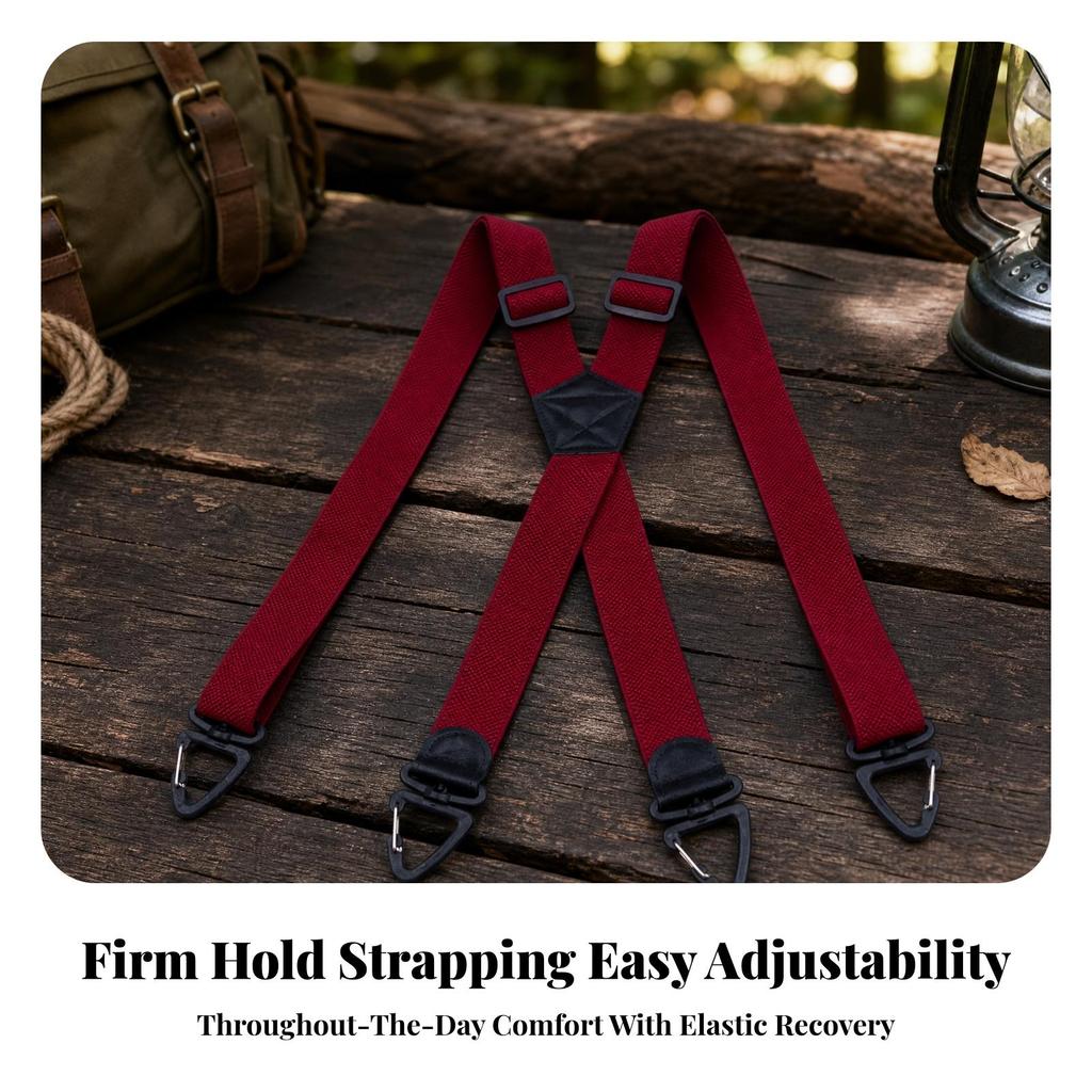 Adjustable Outdoor Suspender Harness Unisex YShaped Hiking Suspenders for Hikers,