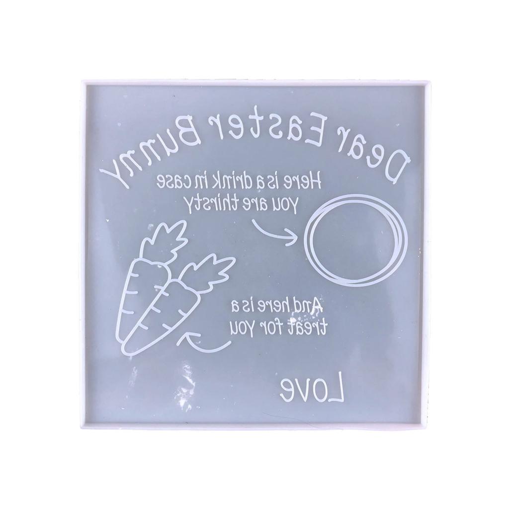 Resin Tray Molds Easter Plate Dish Ashtray Mould for Resin Epoxy Mould