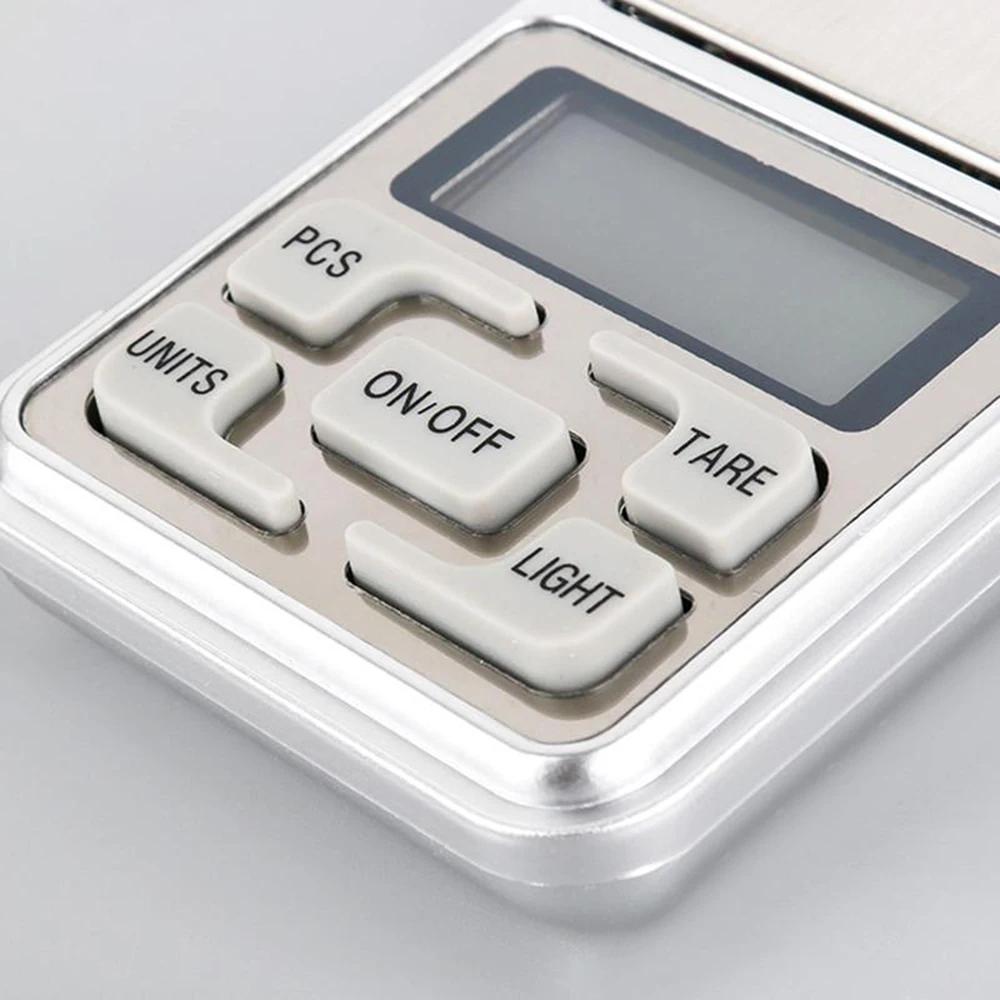 High Precision Mobile Scale Portable Jewelry Pocket Scale Accuracy Range 500G-0.01G with LCD Display