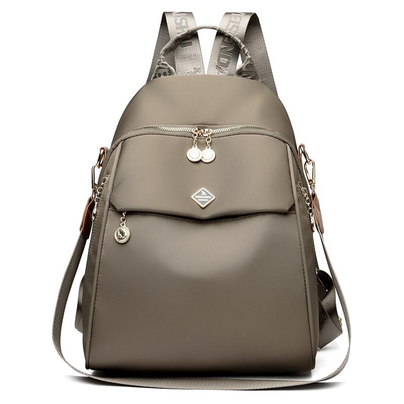 

Модный женский рюкзак, Легкий и вместительный рюкзак, Женская дорожная сумка зелёный/хаки