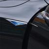 2Pcs Metal Car Fender Side Wing Emblem Badge Sticker for Mercedes Benz AMG B C E Class A Class C200L GLC GLK GLA JL1