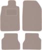 Beige Velour Floor Mats For: Citroen XM Break, Station Wagon, Sedan, Hatchback, Liftback (1989-2000)