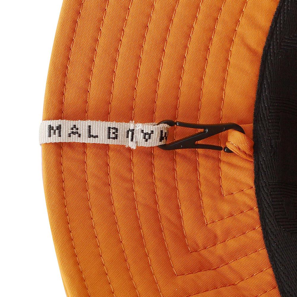 MALBON GOLF New Asymmetrical Bucket Hat Orange (Woman)