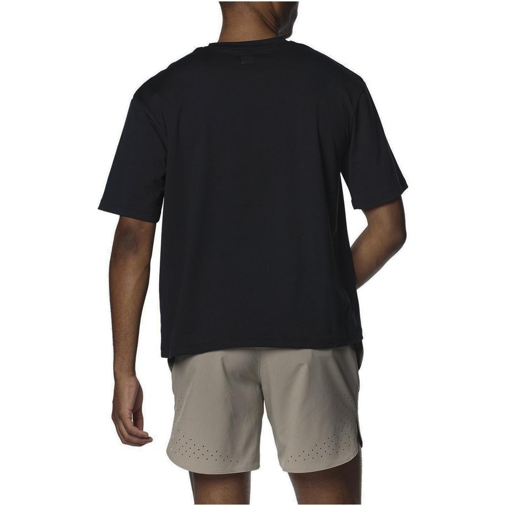 Under Armour Solid Color Breathable Training Pocket Round Neck Short Sleeve T-Shirt Men Tops Black 1382805-001