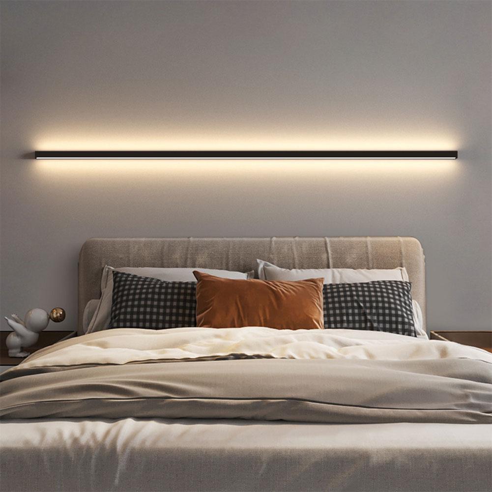 80CM LED Wall Light Long Line Strip Wall Sconce Modern Lamp Hanging Light Fixture Decoration Lighting for Home Indoor Bedroom