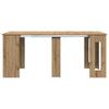 Dining Table 180 x 85 x 75 cm Wood Based Material Artisan Oak