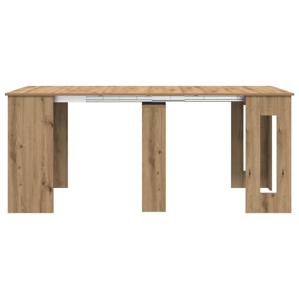 Dining Table 180 x 85 x 75 cm Wood Based Material Artisan Oak