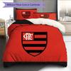CR Flamengo Pattern Bedding Quilt Set  Home Decoration  Gift (1 * duvet cover + 2 * pillowcase  without core)