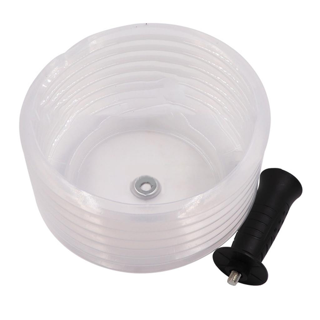 Drill Dust Collector Attachment with Handle 160mm Protective Cover Drill Dust Protector Easy Carrying for Clean Drilling