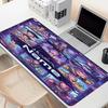 Custom Name Personalized Kpop Demon Hunter Pattern Mousepad, Laptop PC Desk Mat, Decorative Desk Mat for Home Keyboard Pad Gift