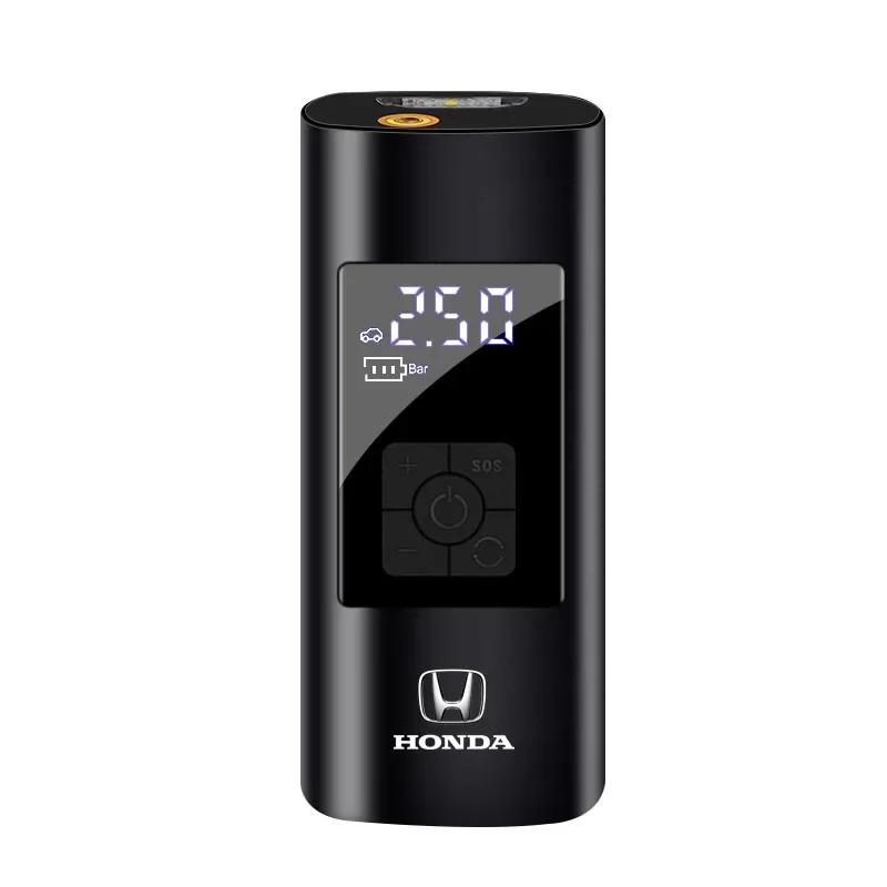 

Car Hot FIT New Car Tire Inflator Smart Digital Inflatable Pump Auto Accessories For Honda Pilot Odyssey Jazz Accord City Civci чёрный