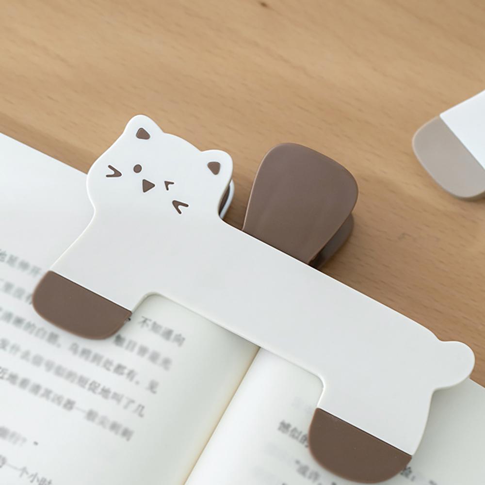 Cute Cat Book Holder, Fixed Book Holder, Office Supplies Folder, Student Stationery Clip, Bill Holder