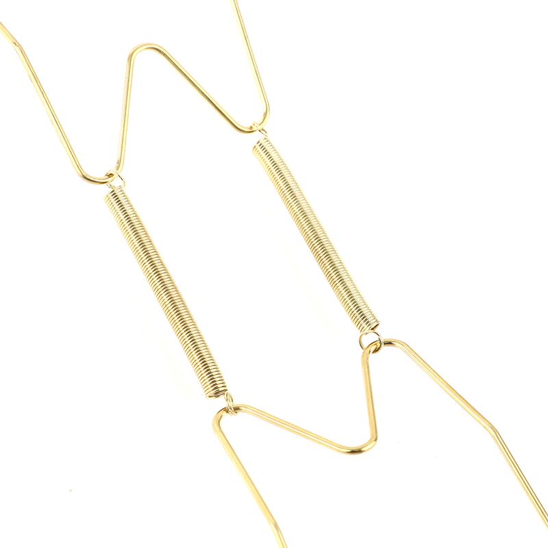 Wall Display Plates Hanger W Type Decoration Dish Spring Holder Invisible Hook