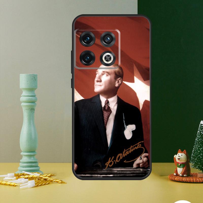 Mustafa Kemal Atatürk Signature Phone Case For OnePlus 13 13R 12 12R 11 9 10 Pro 8T 9RT 10T 10R Nord 4 CE 2 3 Lite N20 N30