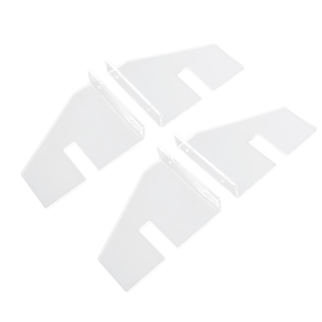 Skateboard Wall Mount Clear Acrylic Storage Display Deck Skateboard Wall Rack for Longboards