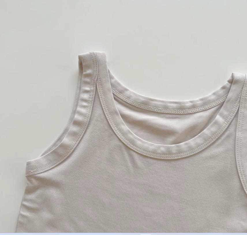 Korean-Style Peekaboo Baby & Toddler Soft Summer Sling Vest Shorts Set