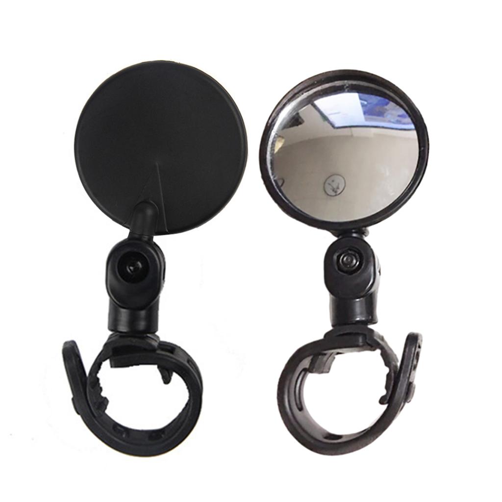 360 Degree Rotate Bike Handlebar Rearview Glasses Safe Glasses Adjustable Handlebar Bike Rear View Glasses with Strap