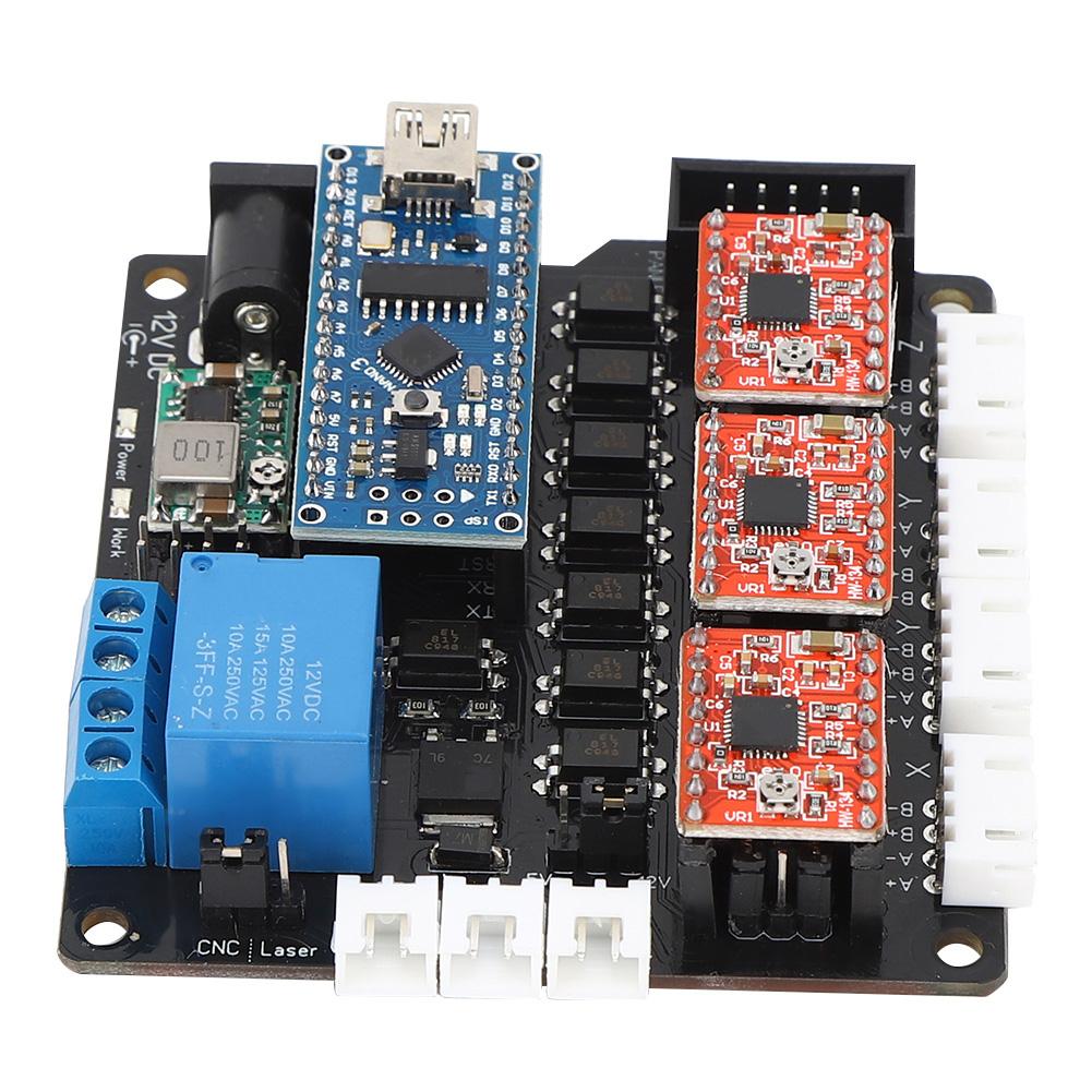 Laser Motherboard Kit 3Axis Controller Module Electrical Accessory for CNC Engraving Machine