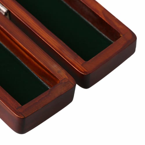 Yibuy 460x44x37mm Wooden Baton Case for Orchestra Conductors, Redwood Color, No Baton, Solid Construction and Simple Design, Luxurious Design. Modifie