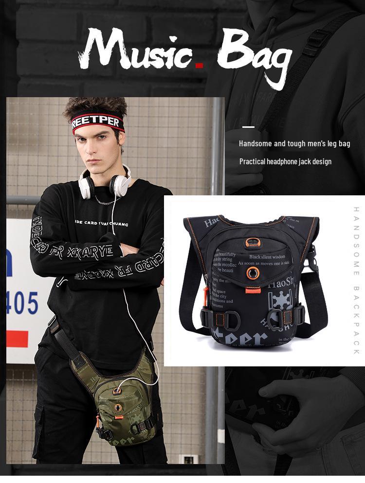 Men's Multifunctional Outdoor Cycling Leg & Chest Bag