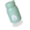 Double Layer Insulated Mug 330ml Good Sealing Small Portable Cute Rabbits Insulated Mug for Travelling Outdoor SportsGreen
