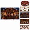 Christmas Door Cover 96 84 Inch Holiday with and Design