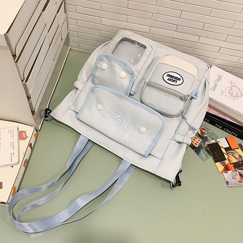 School bag high value high school student Korean ins sweet sister two-piece back