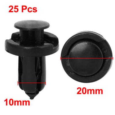 25 Pcs Bumper Hood Fender Splash Guard Push Retainer Clips for Honda Acura