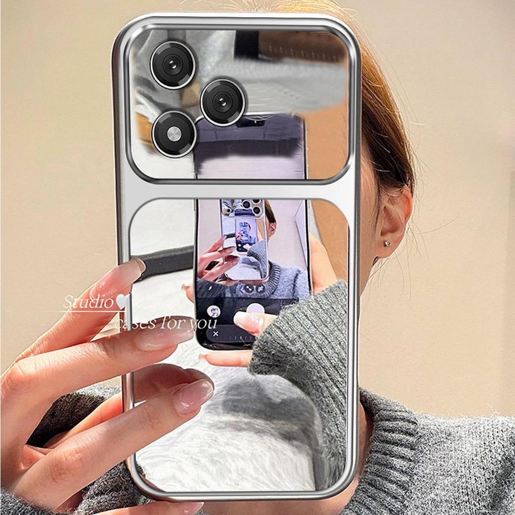 Case for HONOR 400 Lite Trending Big Window Cover Mirror Phone Casing