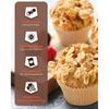 Non-stick 200pcs Standard Cupcake Liners for Baking, Natural, Food-grade Cupcake Wrapper, Greaseproof Parchment Muffin Liners