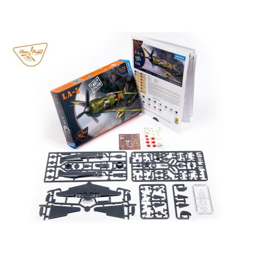 Clear Prop! 1/72 Scale Soviet Air Force Lavochkin La-5 Early Fighter Plane Plastic Model, 10 X 10 X 5cm, Plastic, CPU72014