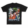 Vintage Dragon Ball Z Frieza T Shirt Men Retro 90s Anime Graphic Tees Streetwear Cotton Short Sleeve Tops Summer Oversized Tees
