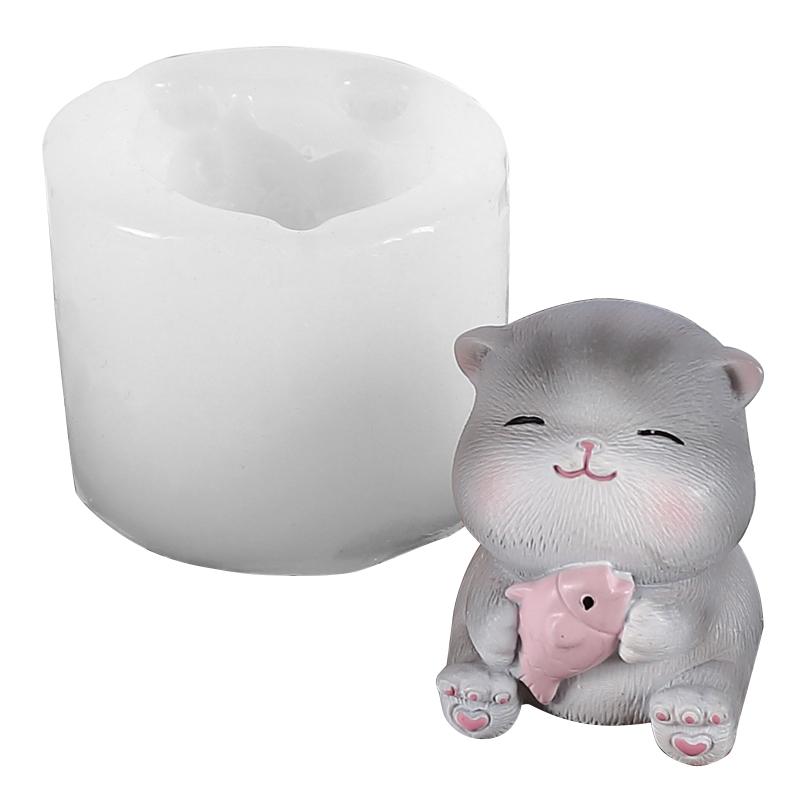 Baking Candle Mould Cute Castings Molds DIY 3D Silicones Mould Candle Silicones Handicrafts Moulds Candle Making Molds