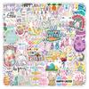 50pc Easter Cartoon Holiday Stickers Luggage Car Guka Set Journal Stickers
