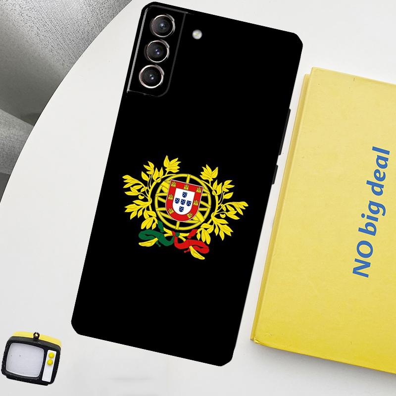 Portugal Flag Phone Case For Samsung Galaxy S26 S24 Ultra S20 S21 S22 S23 Plus S10 S24 FE S25 Ultra Cover